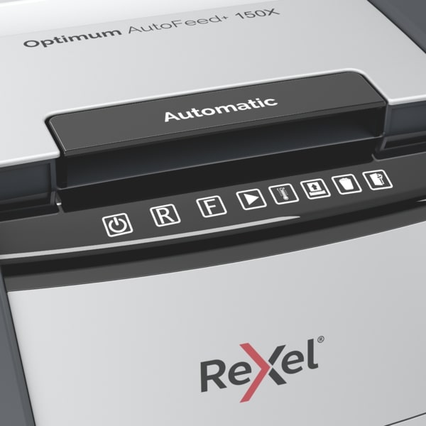 Automatic document shredder Rexel Optimum Autofeed 150X, 4x28mm, P4, 44l