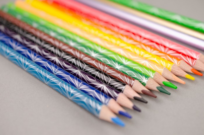 Colored pencils KORES KOLORES STYLE, trihedral, 3mm, 26 colors (6 metallic, 4 pastel