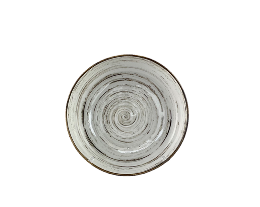 Lėkštė NOSTALGIA White, gili, su stačiu krašteliu, porcelianas, D 22 cm, vnt