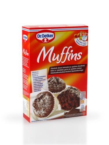 Flour mix for chocolate cupcakes (with orange peel) DR OETKER, 335 g