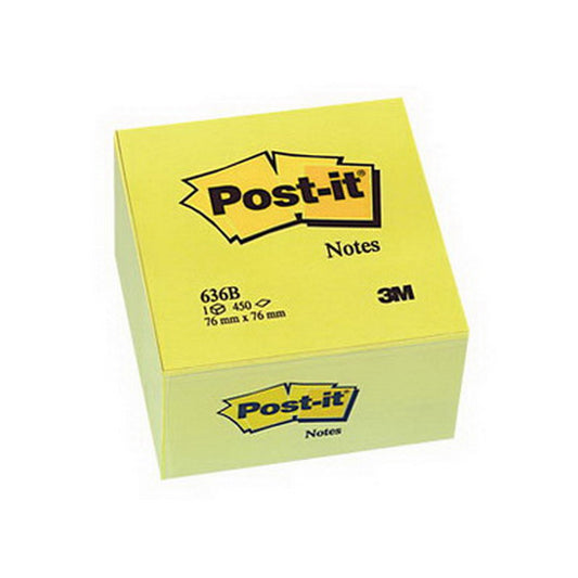 Lipnūs lapeliai POST - IT "Cube", 76 x 76 mm, 450 lapelių
