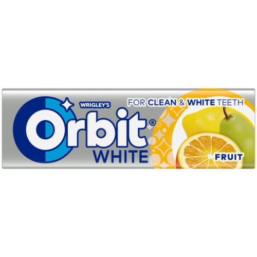 Chewing gum ORBIT White Fruit, 14 g