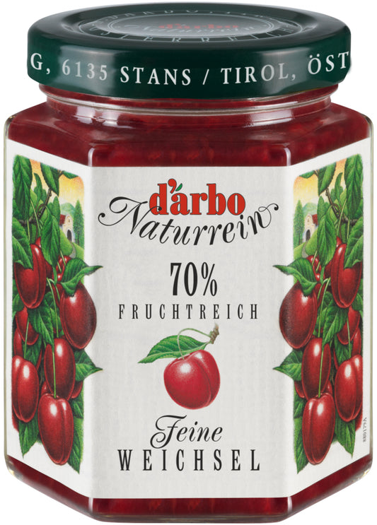 Cherry jam D'ARBO, 70%, 200 g