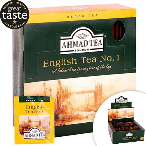 Black tea AHMAD Alu ENGLISH TEA N1, 100 x 2 g tea bags