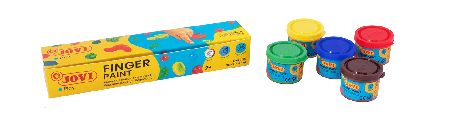 Finger paint JOVI, 5 colors, 35 ml