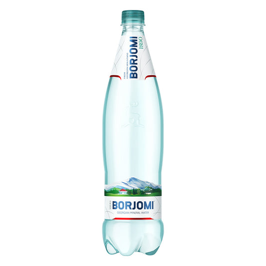 Natural carbonated mineral water BORJOMI 1l, PET D