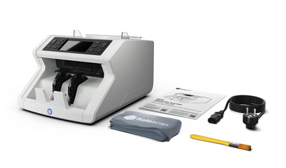 Automatinis pinigų skaičiavimo ir tikrinimo aparatas UV SAFESCAN 2210 EU (G2), pilka