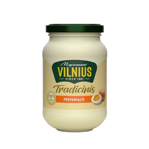 Mayonnaise VILNIUS Provencal, 35% 475ml/430g