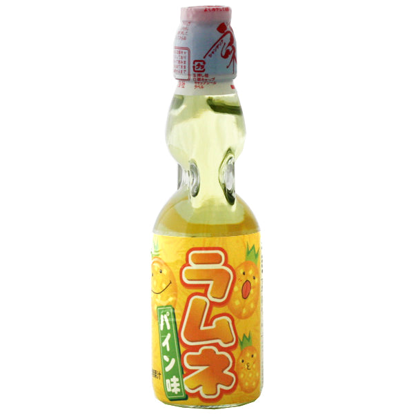 Refreshing carbonated drink HATAKOSEN Ramune Pineapple, 0.2l, pcs.