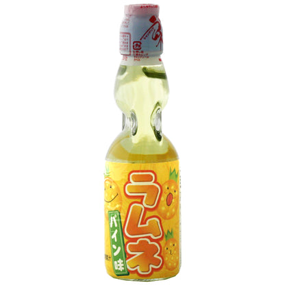 Refreshing carbonated drink HATAKOSEN Ramune Pineapple, 0.2l, pcs.