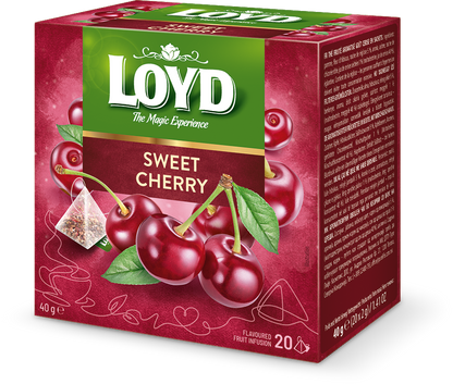 Fruit tea LOYD, cherry flavor, 20 x 2g