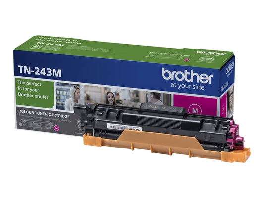 Brother TN-243M (TN243M) Laser Cartridge, Magenta, 1000 pages