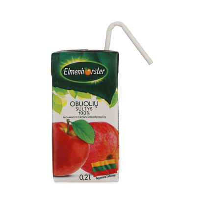 Juice ELMENHOSTER, Apple, 100%, 0.2l