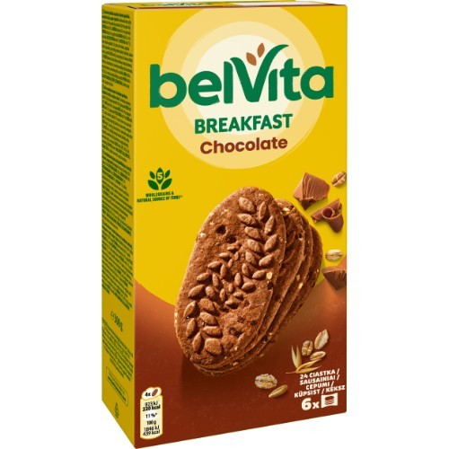 BELVITA biscuits, with chocolate, 300 g