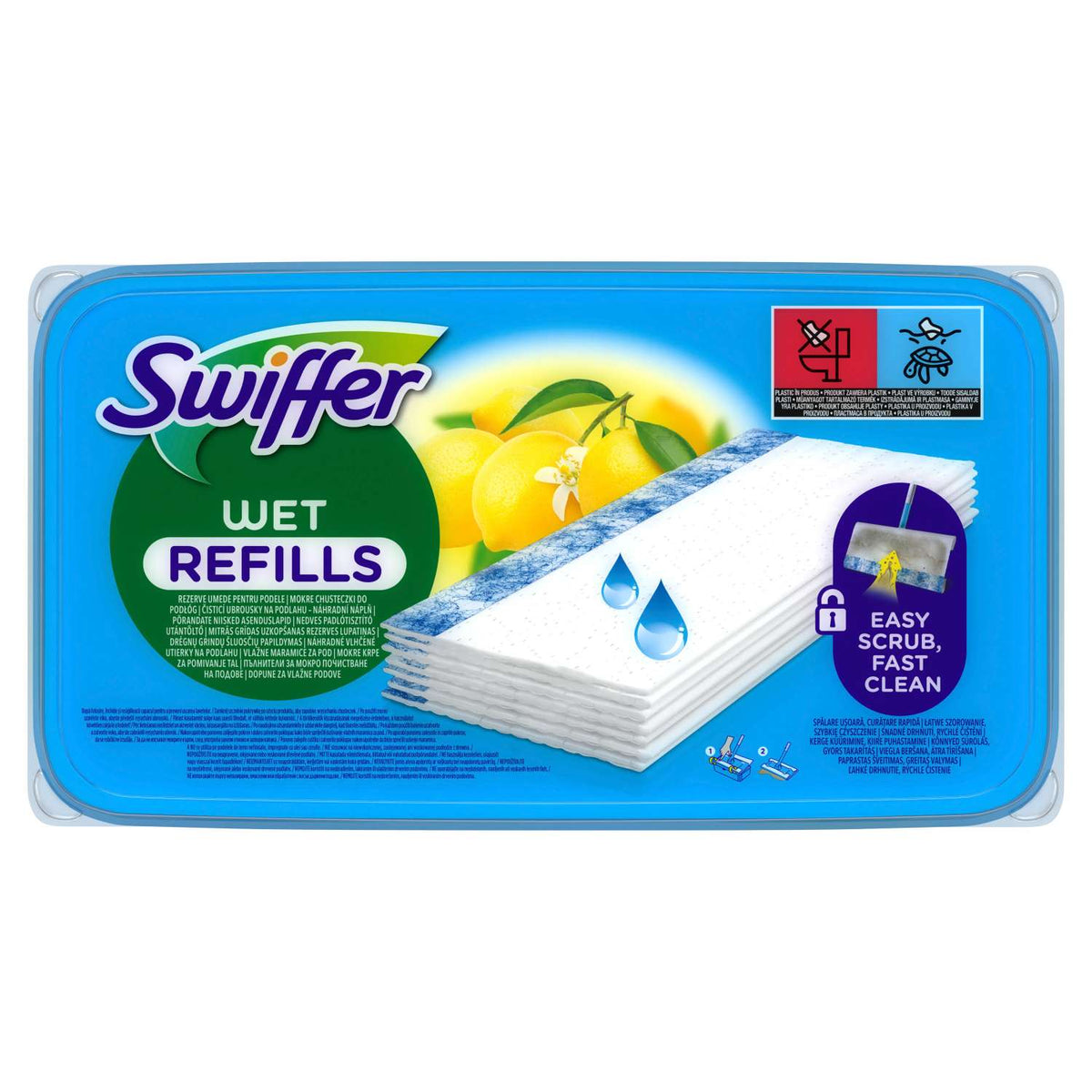 Swiffer Sweeper wet wipes, refill 10pcs