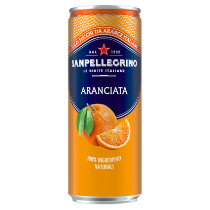 Soft drink SAN PELLEGRINO Aranciata, 0.33l, can, D