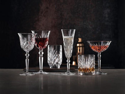 Nachtmann PALAIS Champagne glass, crystal, 140 ml, D 6.6 cm, H 20.5 cm, 6 pcs, 92953