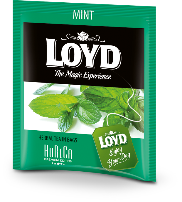Žolelių arbatos gėrimas LOYD HORECA line Pipirmėčių, 500 x 1,7 g