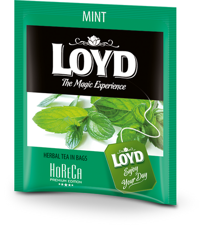 Žolelių arbatos gėrimas LOYD HORECA line Pipirmėčių, 500 x 1,7 g