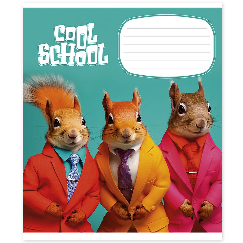 Notebook Schoolboy, A5, 12 sheets, 55 gsm, squared
