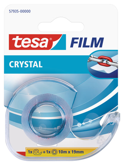 Ypač skaidri lipni juostelė TESA su dėklu, 19mm x 10m