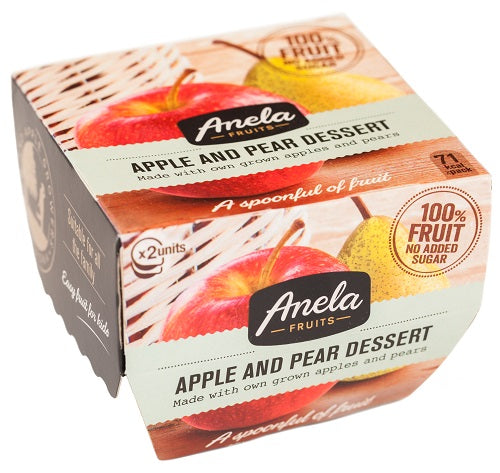 Natural puree ANELA, apple and pear, no added sugar, 200g