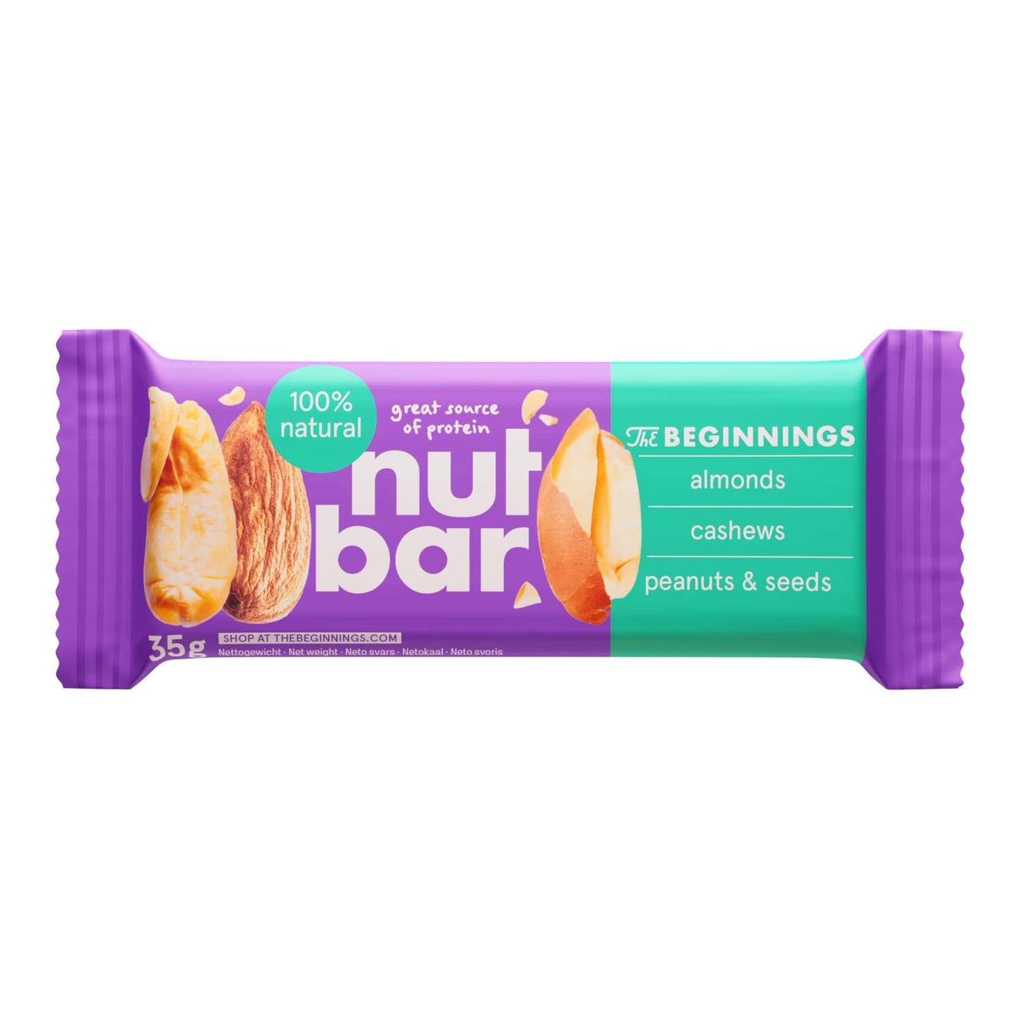 THE BEGINNINGS nut and seed bar, vegan