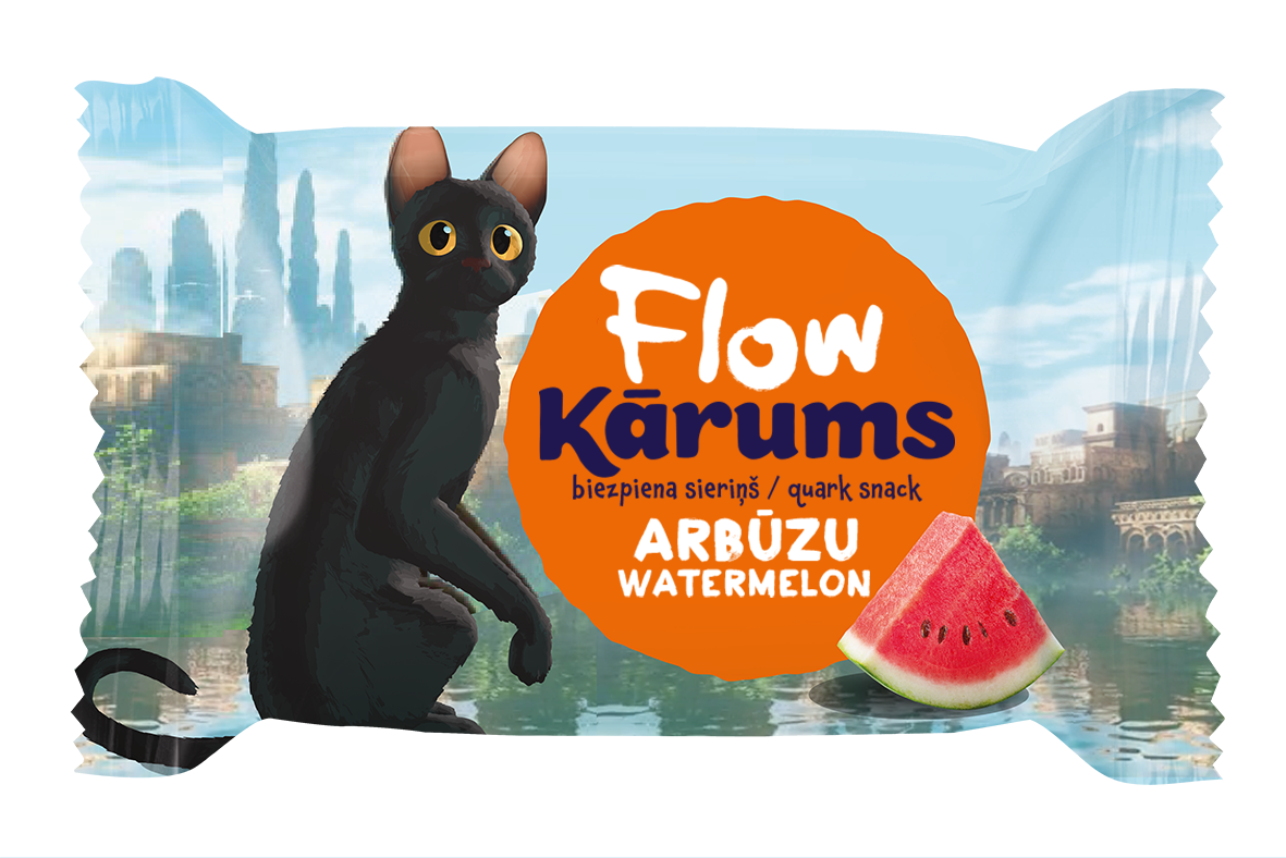 Varškės sūrelis Karums arbūzų skonio, 45 g