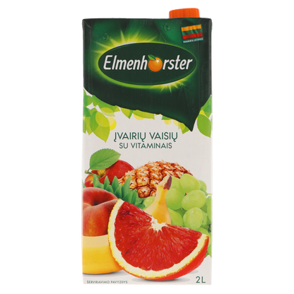 Įvairių raudonųjų vaisių sulčių gėrimas 20% ELMENHORSTER, 2l