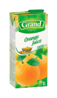 Apelsinų sultys GRAND, 100%, 1 l