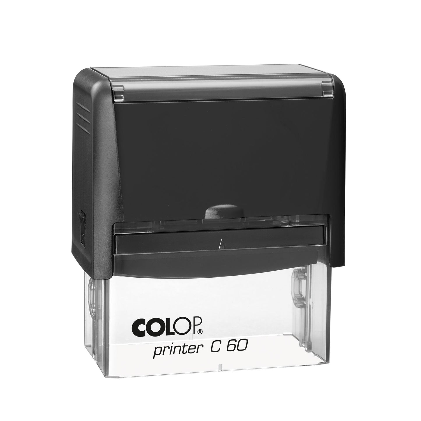 COLOP Printer C60 stamp, black body, clear pad