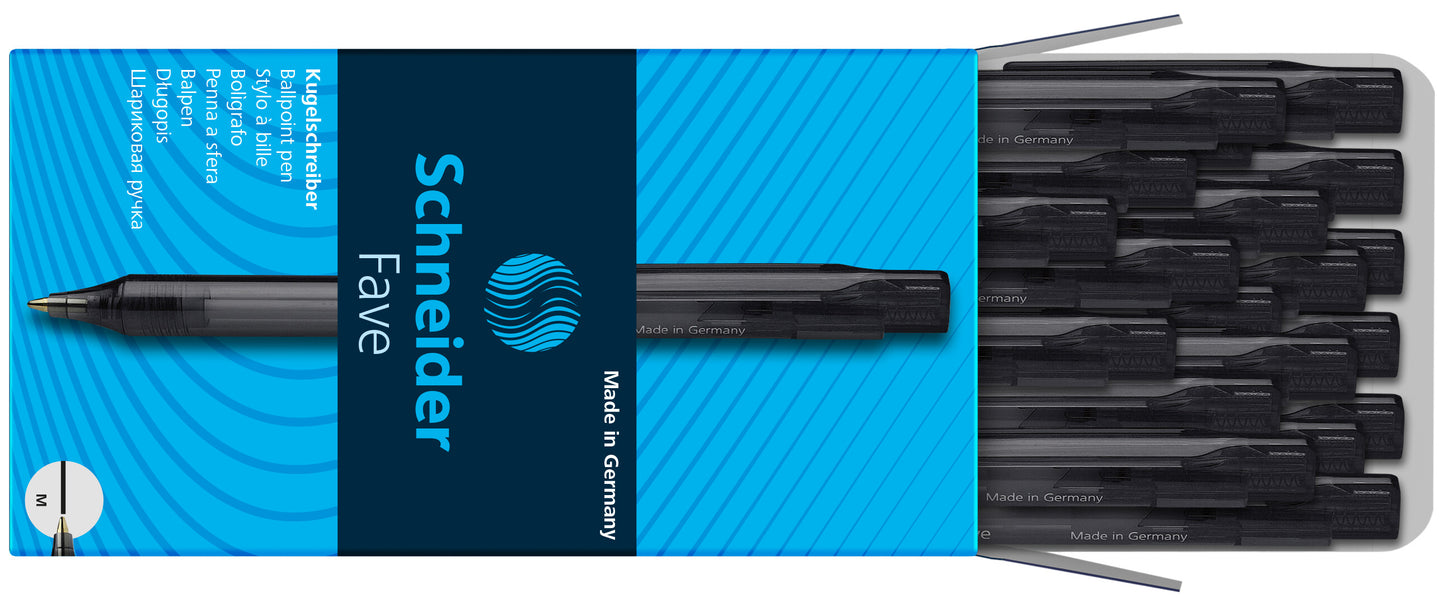 SCHNEIDER FAVE automatic ballpoint pen, 1.0 mm.
