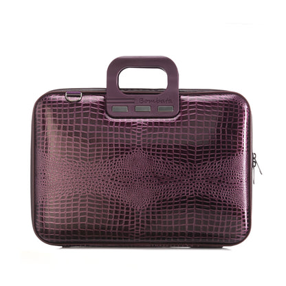 Computer bag, BOMBATA Shiny Cocco 13”, plum color.