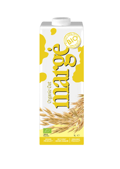 Organic oat drink MARGĖ, 1 l, LT-EKO-001 