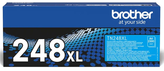 Brother TN-248XLC (TN248XLC) Laser Cartridge, Cyan, 2300 p.