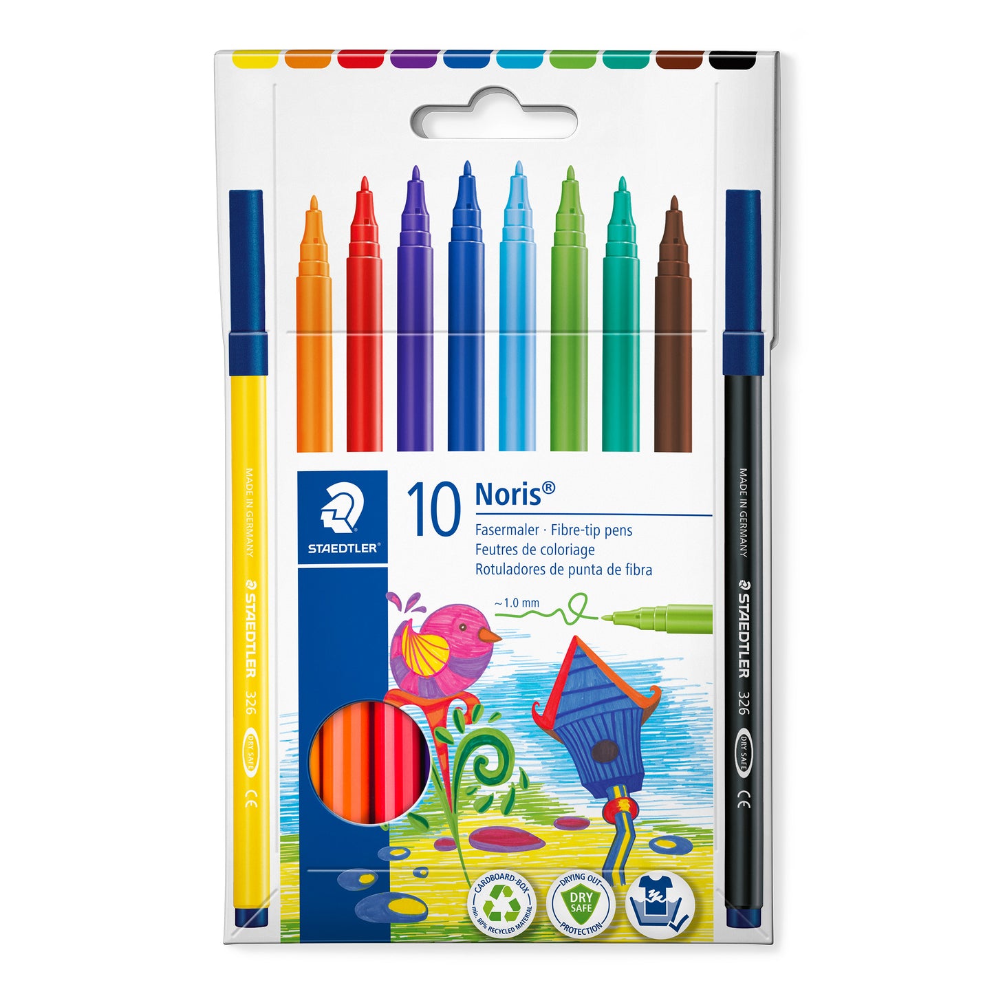 STAEDTLER Noris felt-tip pens, 10 pcs.