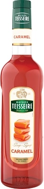Coffee syrup TEISSEIRE caramel flavor, 1 L
