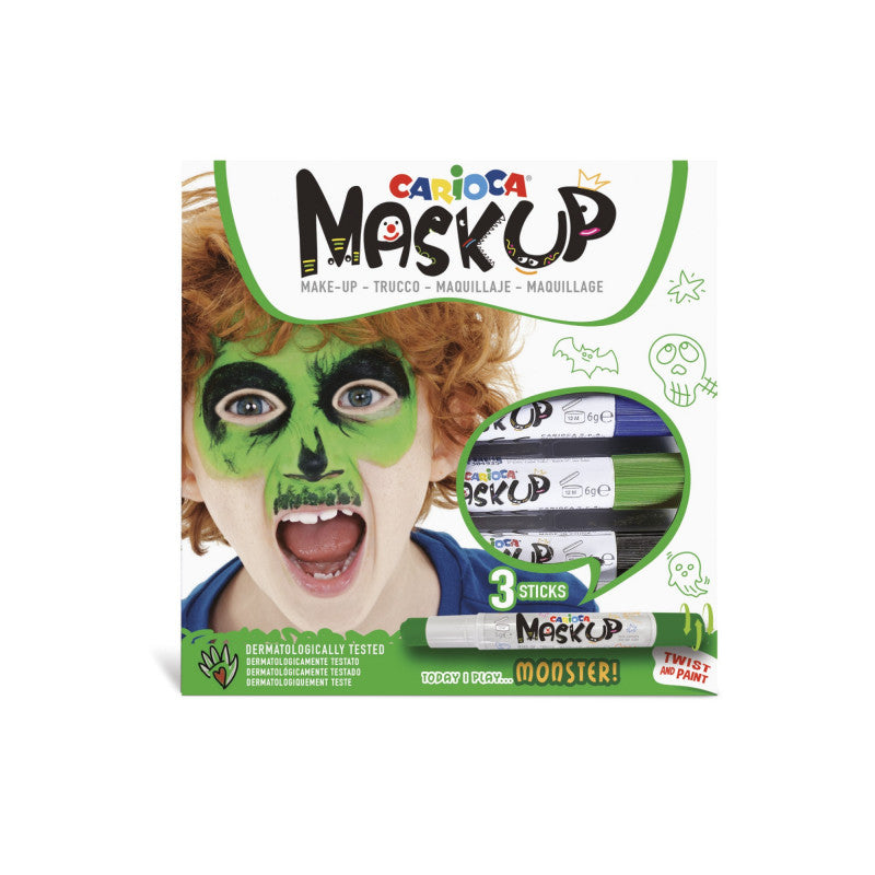 Face paint CARIOCA MONSTER, 3 pcs.