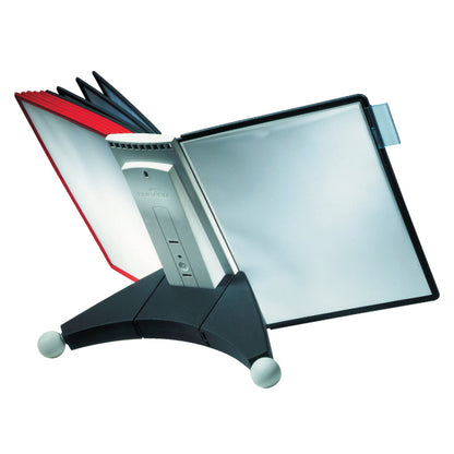 Advertising stand DURABLE SHERPA, 10 sleeves, freestanding