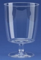 Wine glasses, disposable, 200 ml, 7 x 10 cm, 10 pcs.