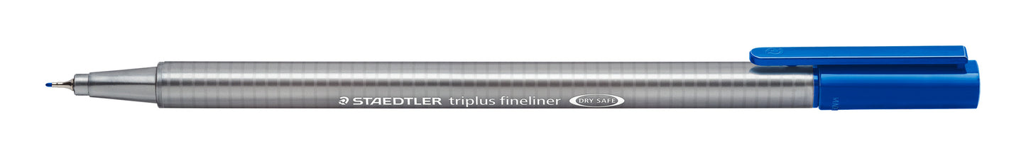 Vienkartinis rašiklis STAEDTLER TRIPLUS FINELINER 334, 0,3 mm, mėlyna