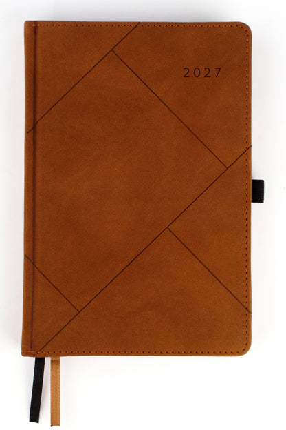Calendar FASHION SPECIAL EDITION, 2026, PU, ​​A5, brown sp. LT
