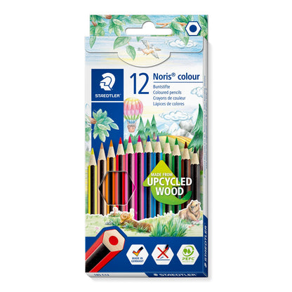 Pieštukai spalvoti STAEDTLER Noris, 12 spalvų