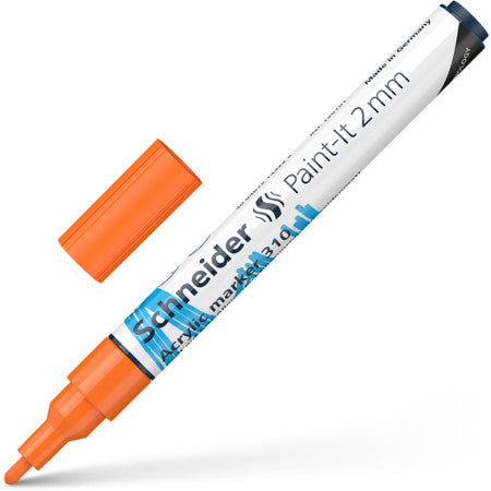 Acrylic marker SCHNEIDER Paint-it 310, 2 mm, orange