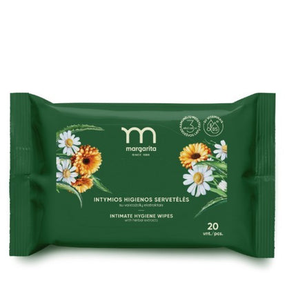 Intymios higienos servetėlės MARGARITA, 20vnt