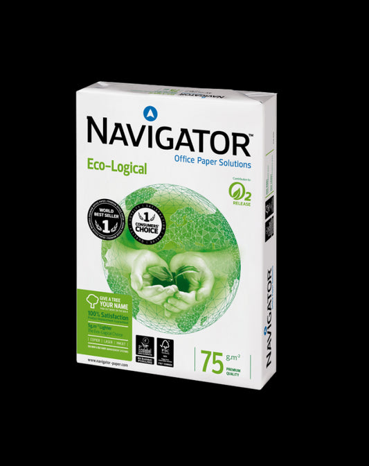 Office paper NAVIGATOR ECO-LOGICAL, A4, 75 g/m2, 500 sheets