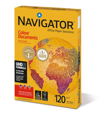 Biuro popierius NAVIGATOR COLOUR DOCUMENTS, A4, 120 g/m2, 250 lapų