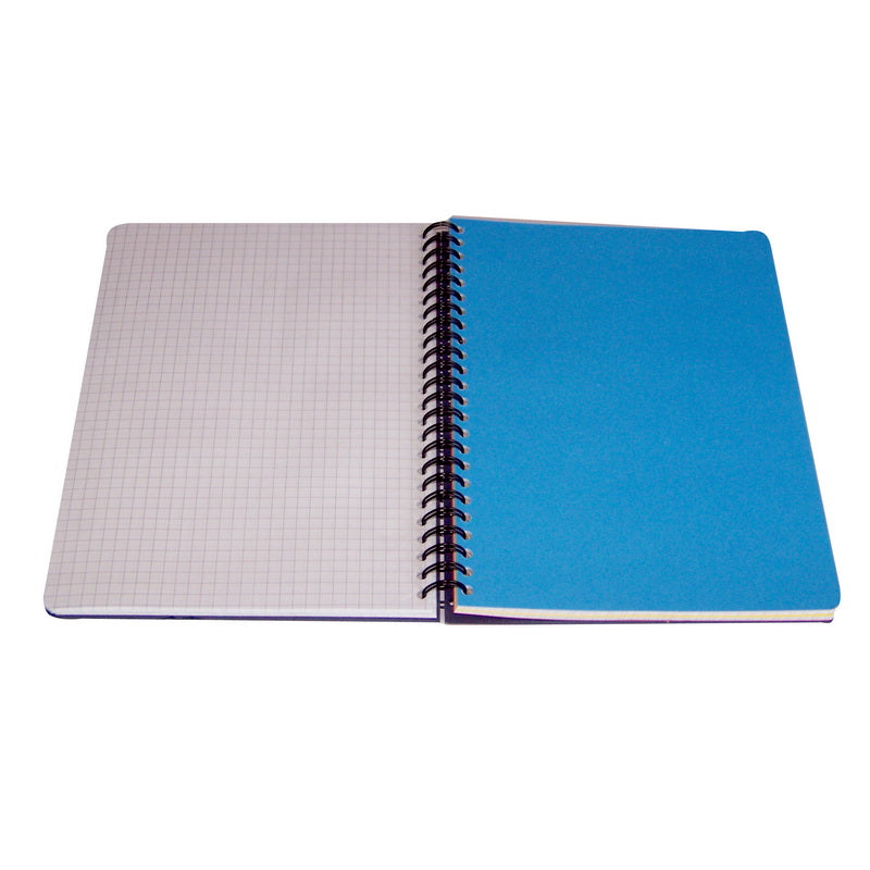 Sąsiuvinis su spirale ir skirtukais SMLT, A5, 96 lapai, langeliais