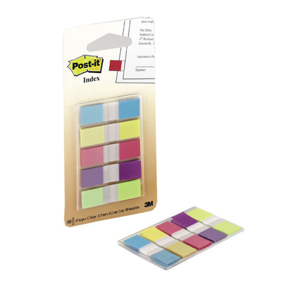 Lipnūs žymekliai Post-it, 11,9 x 43,2 mm, 5 spalvos