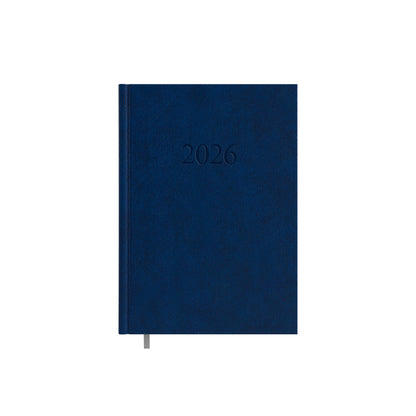 Kalendorius MANAGER Day 2026, A5, PVC, tamsiai mėlyna
